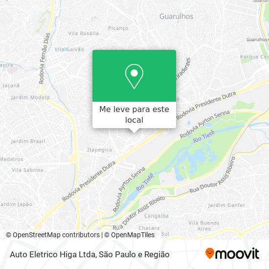 Auto Eletrico Higa Ltda mapa
