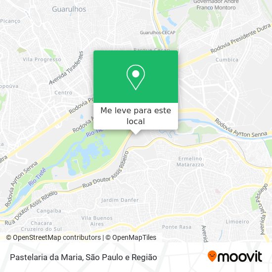 Pastelaria da Maria mapa