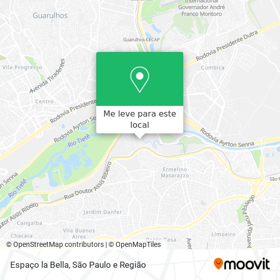 Espaço la Bella mapa