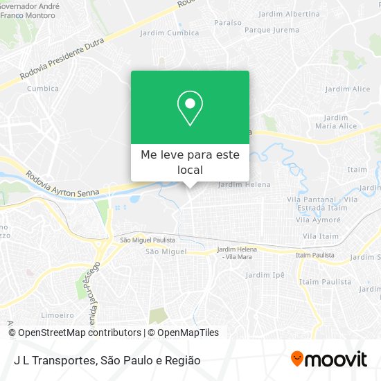 J L Transportes mapa