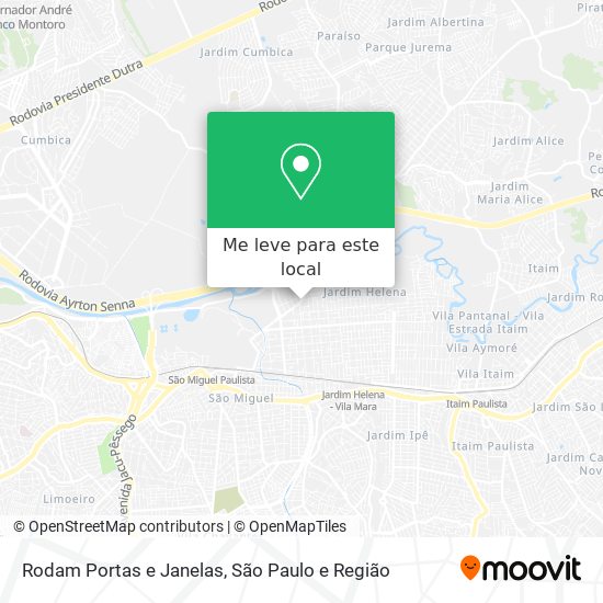 Rodam Portas e Janelas mapa