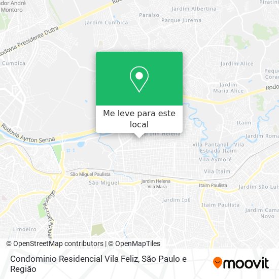 Condominio Residencial Vila Feliz mapa