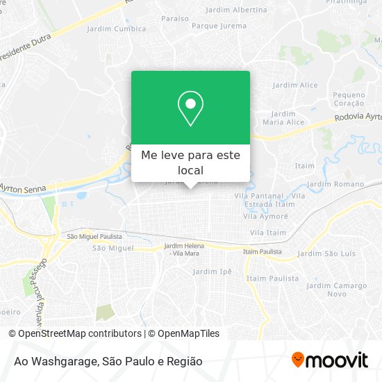 Ao Washgarage mapa