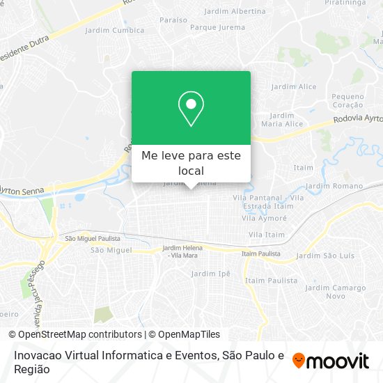 Inovacao Virtual Informatica e Eventos mapa