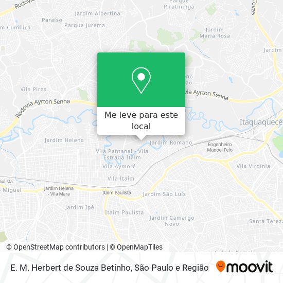 E. M. Herbert de Souza Betinho mapa