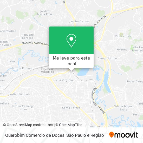 Querobim Comercio de Doces mapa