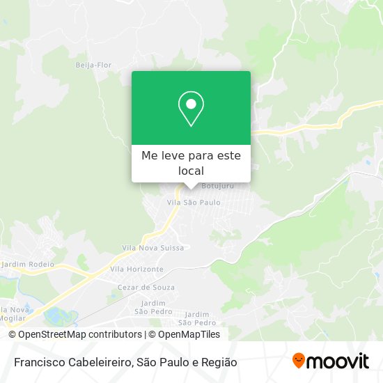 Francisco Cabeleireiro mapa