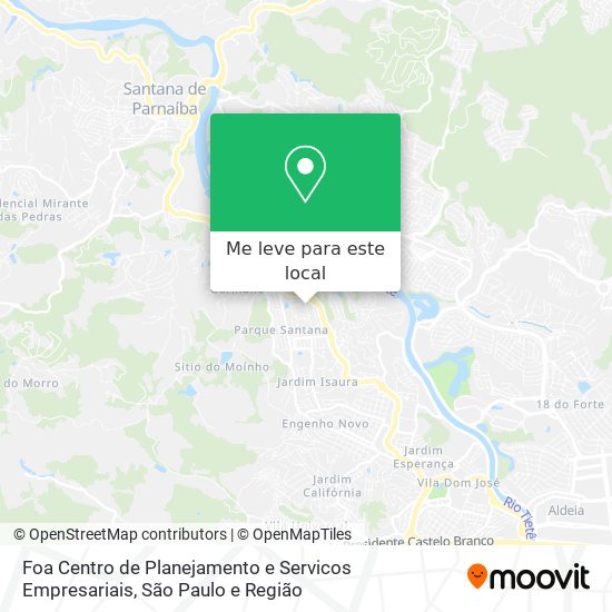 Foa Centro de Planejamento e Servicos Empresariais mapa