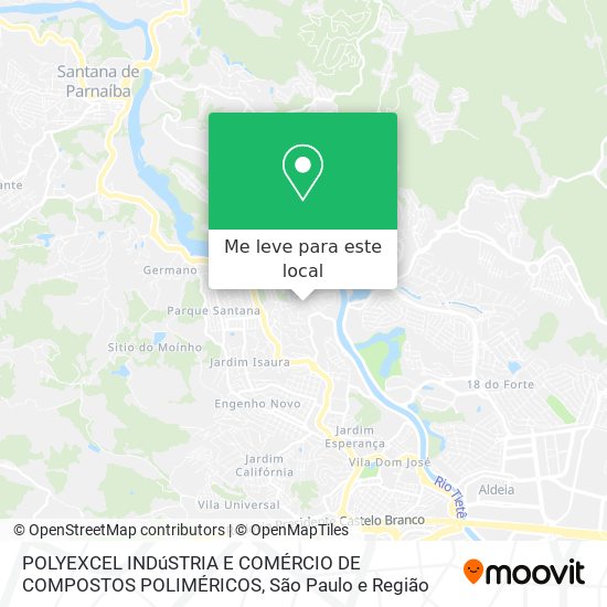 POLYEXCEL INDúSTRIA E COMÉRCIO DE COMPOSTOS POLIMÉRICOS mapa
