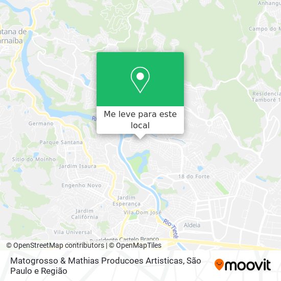 Matogrosso & Mathias Producoes Artisticas mapa