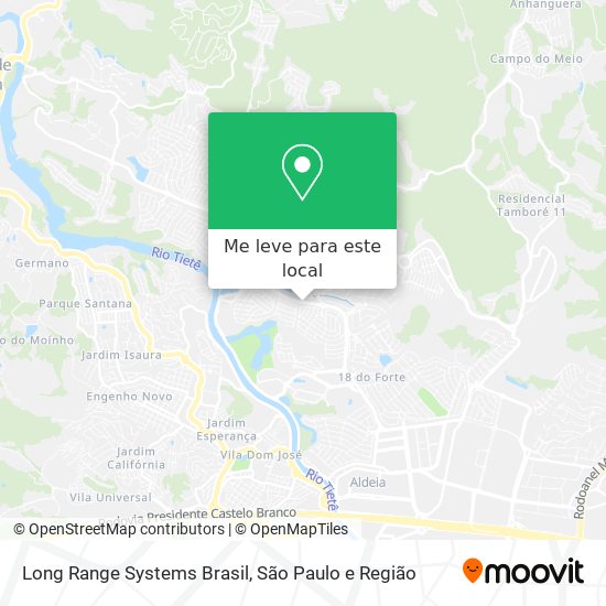 Long Range Systems Brasil mapa