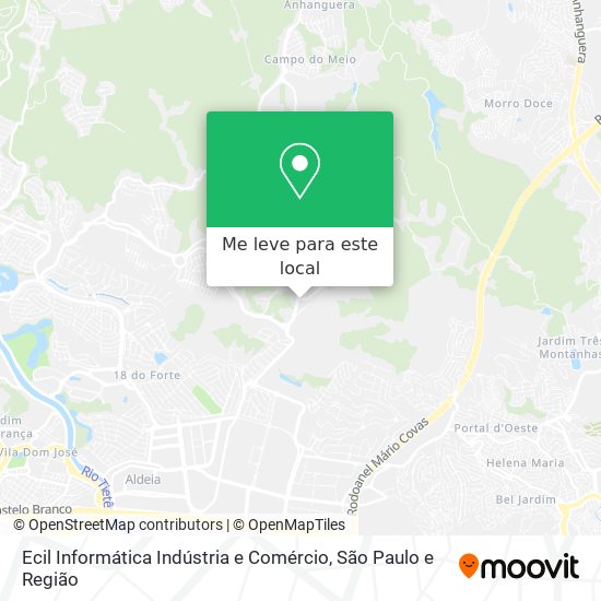 Ecil Informática Indústria e Comércio mapa