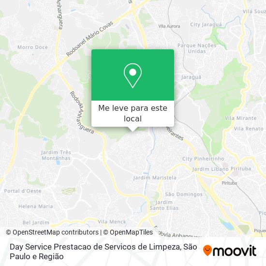 Day Service Prestacao de Servicos de Limpeza mapa