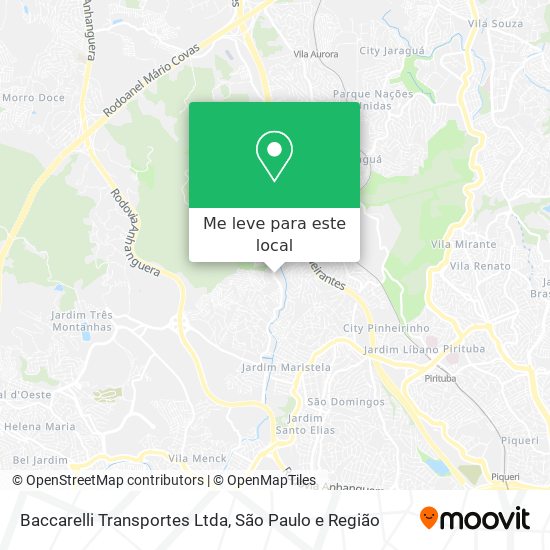 Baccarelli Transportes Ltda mapa