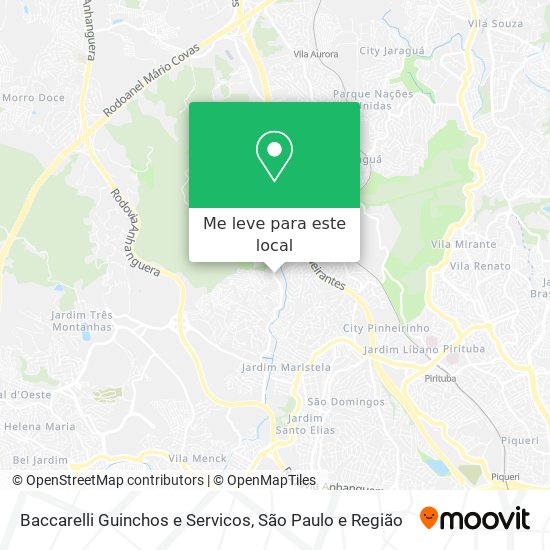 Baccarelli Guinchos e Servicos mapa