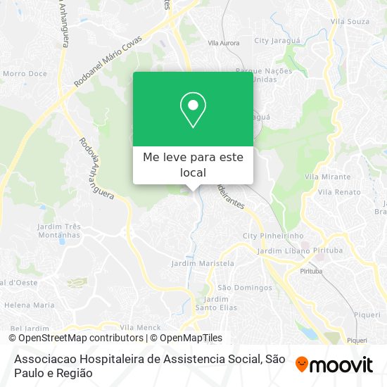 Associacao Hospitaleira de Assistencia Social mapa