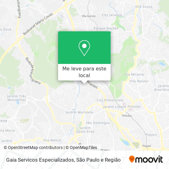 Gaia Servicos Especializados mapa