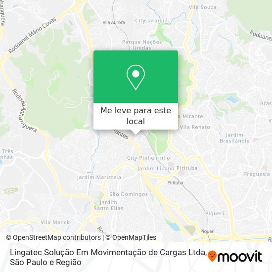 Lingatec Solução Em Movimentação de Cargas Ltda mapa