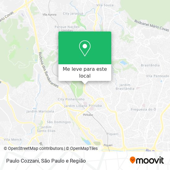 Paulo Cozzani mapa