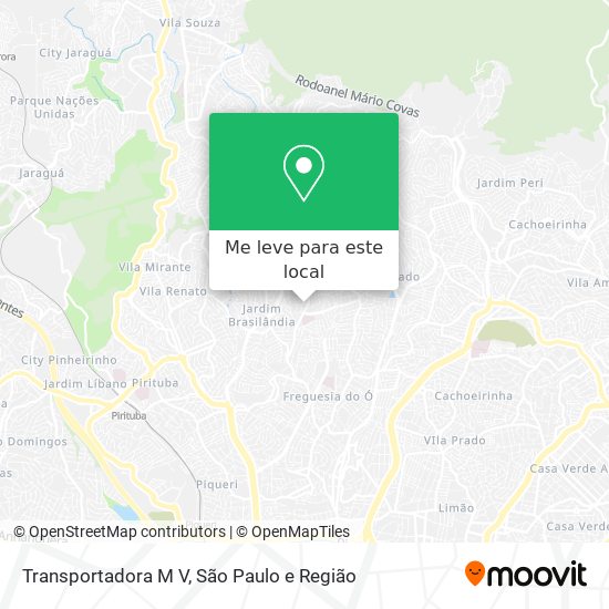 Transportadora M V mapa