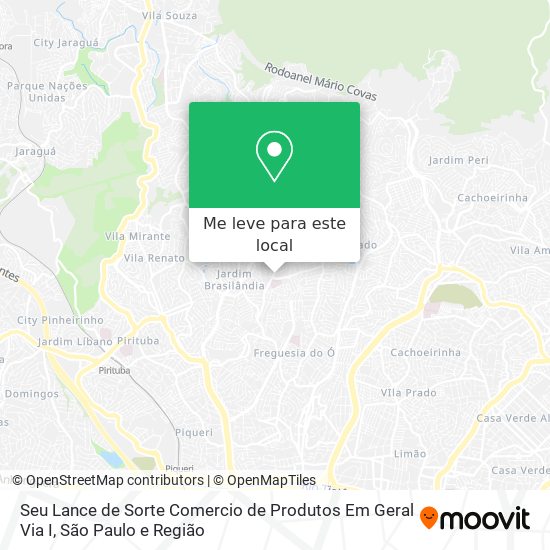 Seu Lance de Sorte Comercio de Produtos Em Geral Via I mapa