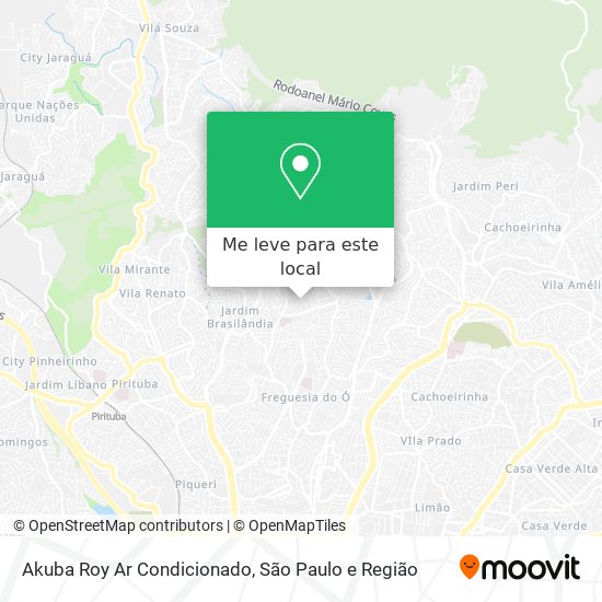 Akuba Roy Ar Condicionado mapa