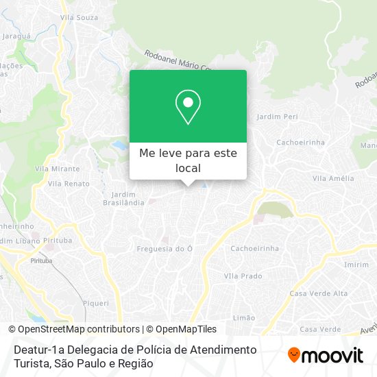 Deatur-1a Delegacia de Polícia de Atendimento Turista mapa
