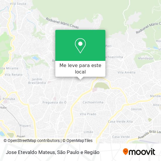 Jose Etevaldo Mateus mapa