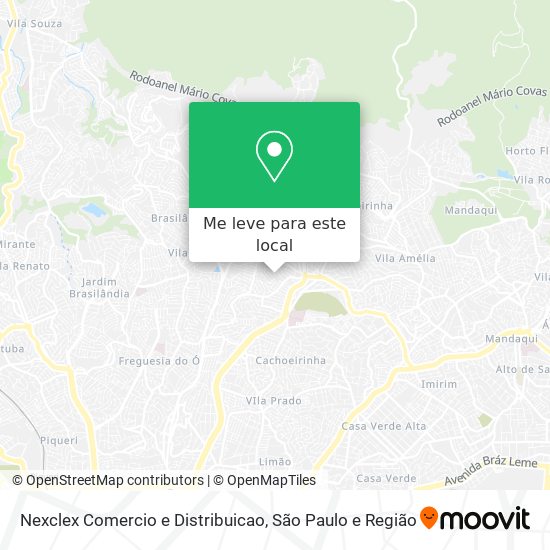 Nexclex Comercio e Distribuicao mapa