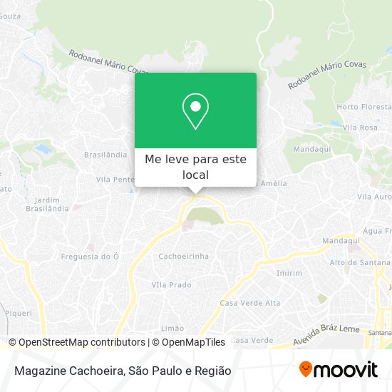 Magazine Cachoeira mapa