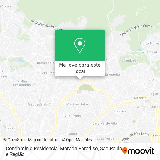 Condominio Residencial Morada Paradiso mapa