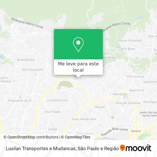 Lusilan Transportes e Mudancas mapa