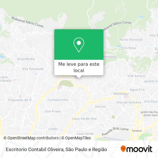 Escritorio Contabil Oliveira mapa