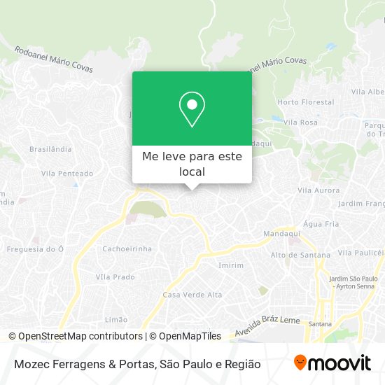 Mozec Ferragens & Portas mapa