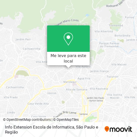 Info Extension Escola de Informatica mapa