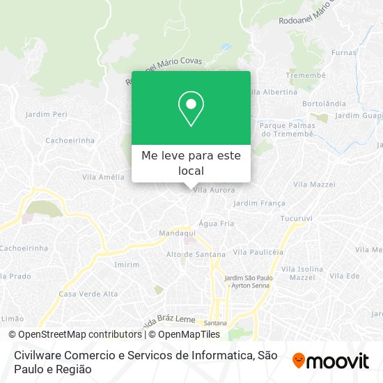 Civilware Comercio e Servicos de Informatica mapa