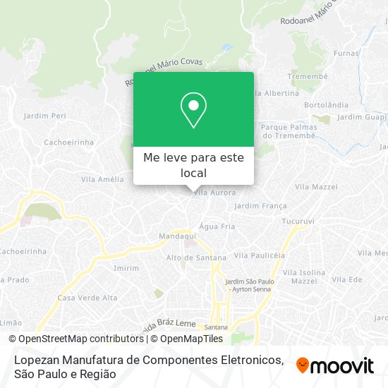 Lopezan Manufatura de Componentes Eletronicos mapa