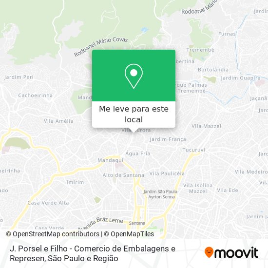 J. Porsel e Filho - Comercio de Embalagens e Represen mapa