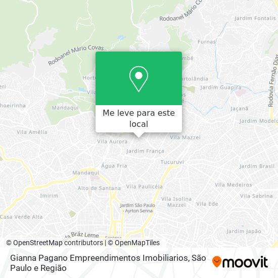 Gianna Pagano Empreendimentos Imobiliarios mapa