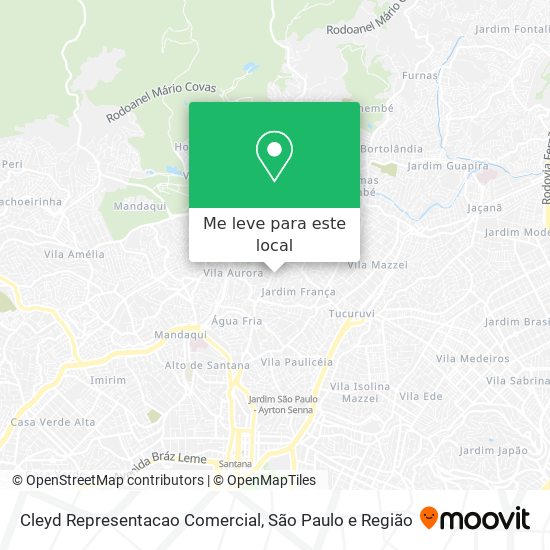 Cleyd Representacao Comercial mapa