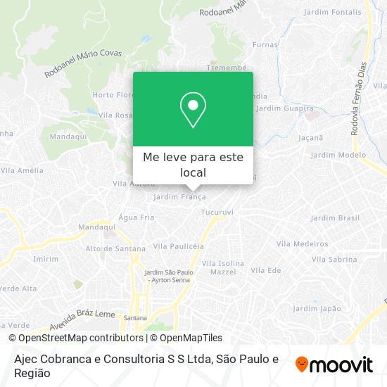 Ajec Cobranca e Consultoria S S Ltda mapa