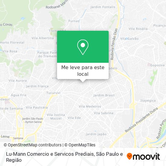 Lu-Mann Comercio e Servicos Prediais mapa