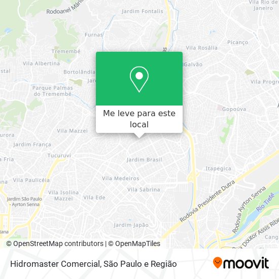 Hidromaster Comercial mapa