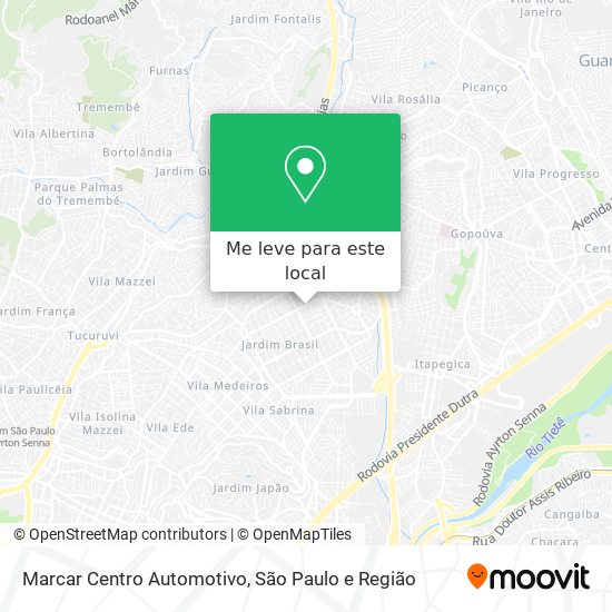 Marcar Centro Automotivo mapa