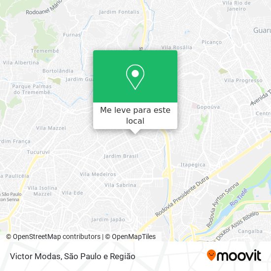 Victor Modas mapa