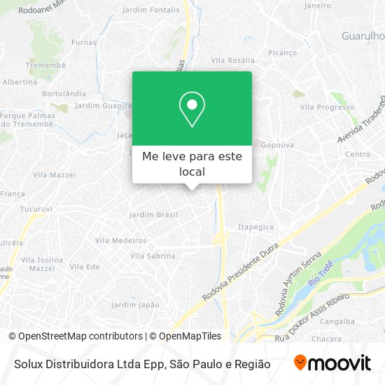 Solux Distribuidora Ltda Epp mapa