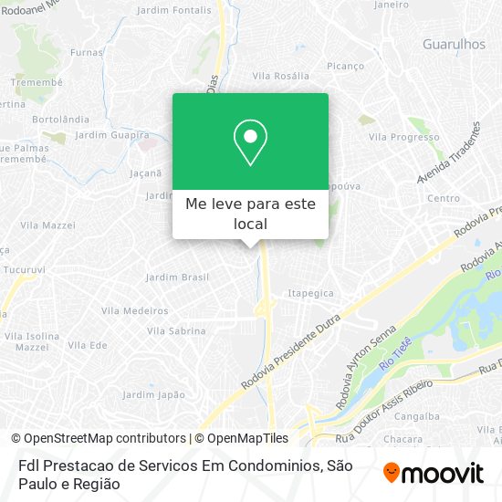 Fdl Prestacao de Servicos Em Condominios mapa