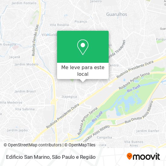 Edificio San Marino mapa