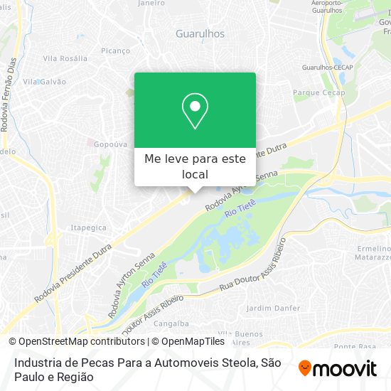 Industria de Pecas Para a Automoveis Steola mapa
