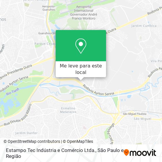 Estampo Tec Indústria e Comércio Ltda. mapa